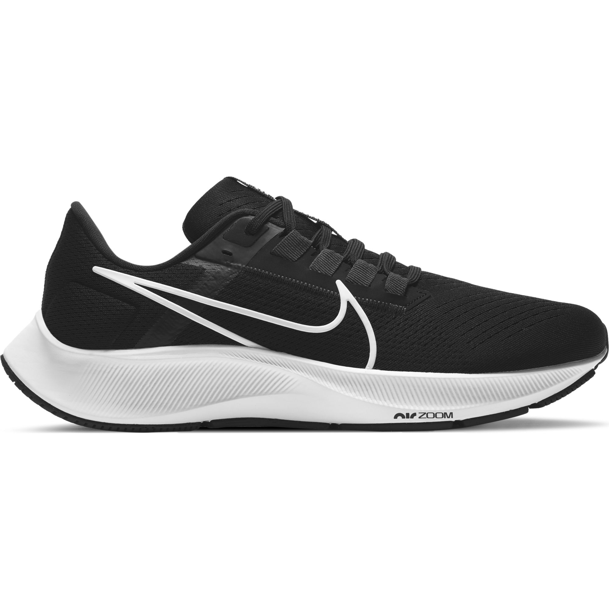 Nike Men's Air Zoom Pegasus 38 - Black/White/Anthracite/Volt - Running Bath