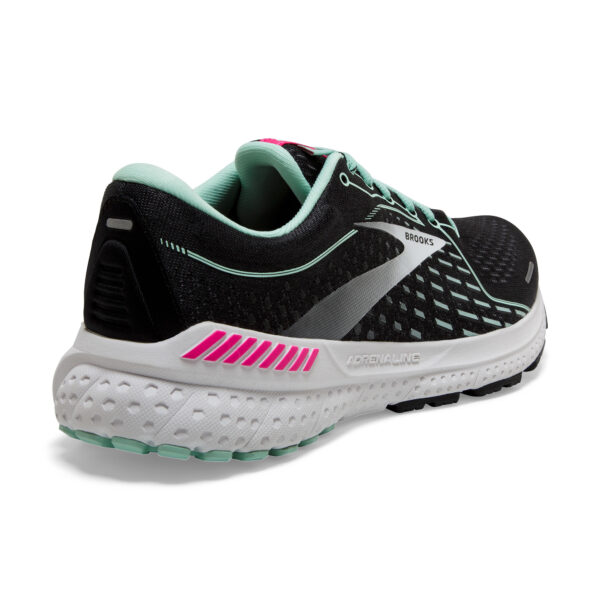 Brooks Women's Adrenaline GTS 21 - Black/Pink/Yucca - Image 4