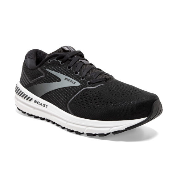 Brooks Men's Beast '20 - Black/Ebony/Grey - Image 3