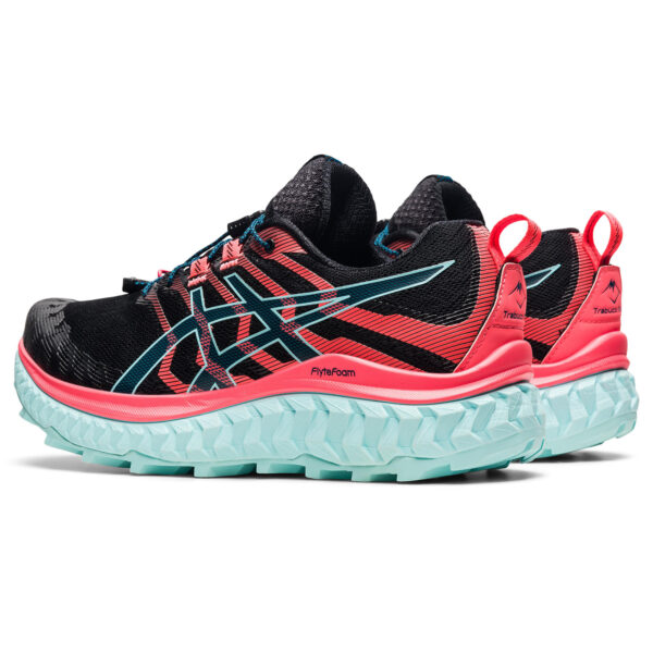 Asics Women's Trabuco Max - Black/Blazing Coral - Image 4