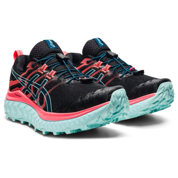 Asics Women's Trabuco Max - Black/Blazing Coral - Image 3
