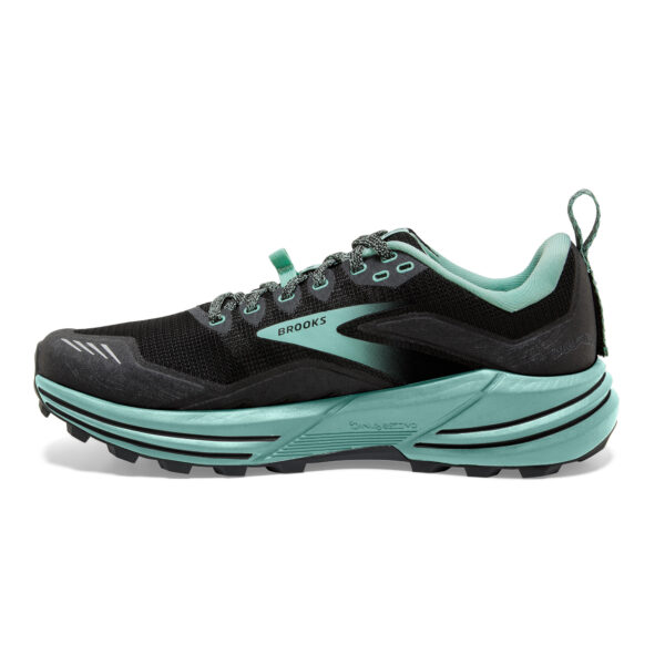 Brooks Women's Cascadia 16 - Black/Ebony/Yucca - Image 2