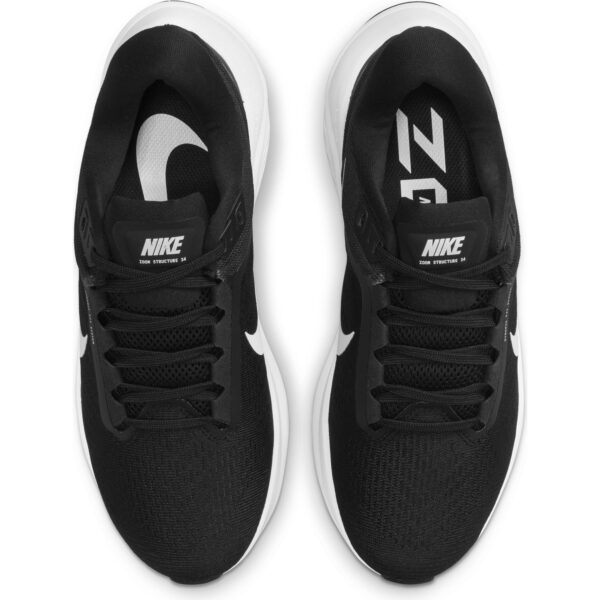 Nike Women's Air Zoom Structure 24 - Black/White - Image 5