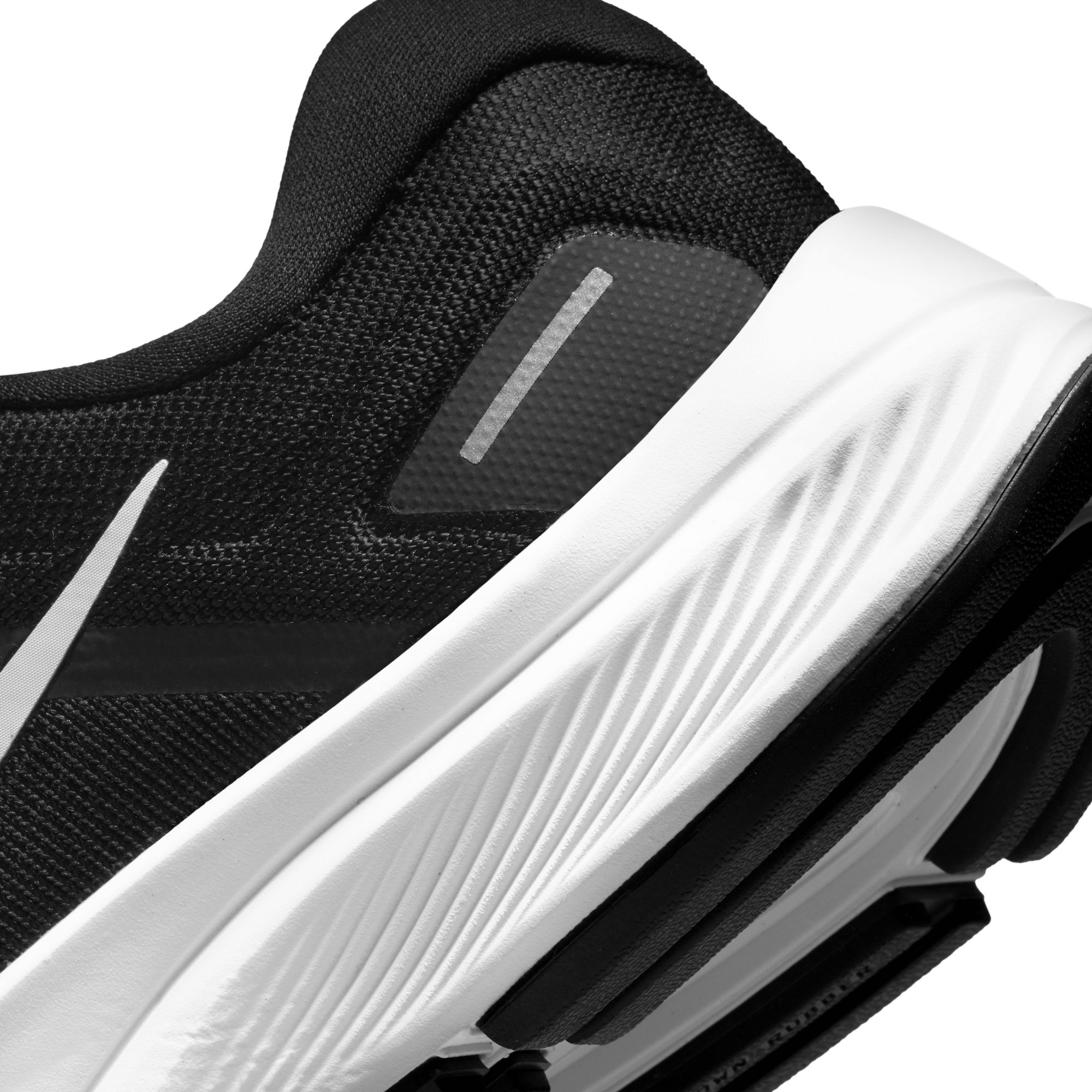 Nike womens black shop and white