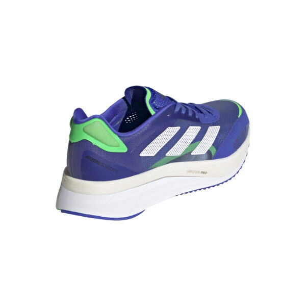 adidas Men's adizero Boston 10 - Sonic Ink/Ftwr White/Screaming Green - Image 4