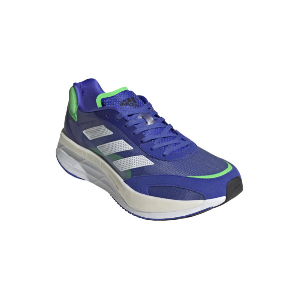adidas Men's adizero Boston 10 - Sonic Ink/Ftwr White/Screaming Green - Image 3