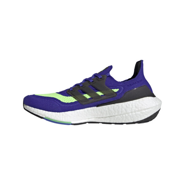 adidas Men's Ultraboost 21 - Sonic Ink/Core Black/Screaming Green - Image 2