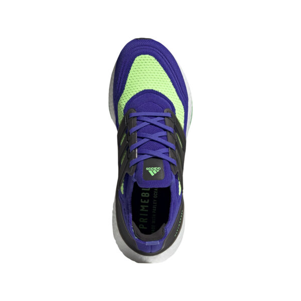 adidas Men's Ultraboost 21 - Sonic Ink/Core Black/Screaming Green - Image 5