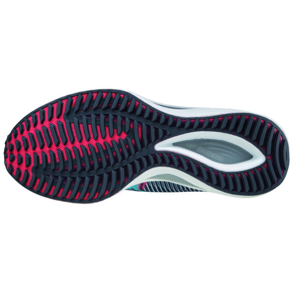 Mizuno Women's Wave Rebellion - India Ink/Scuba Blue/Cayenne - Image 4