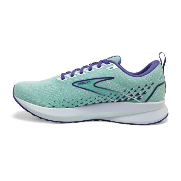 Brooks Women's Levitate 5 - Yucca/Navy Blue/White - Image 2