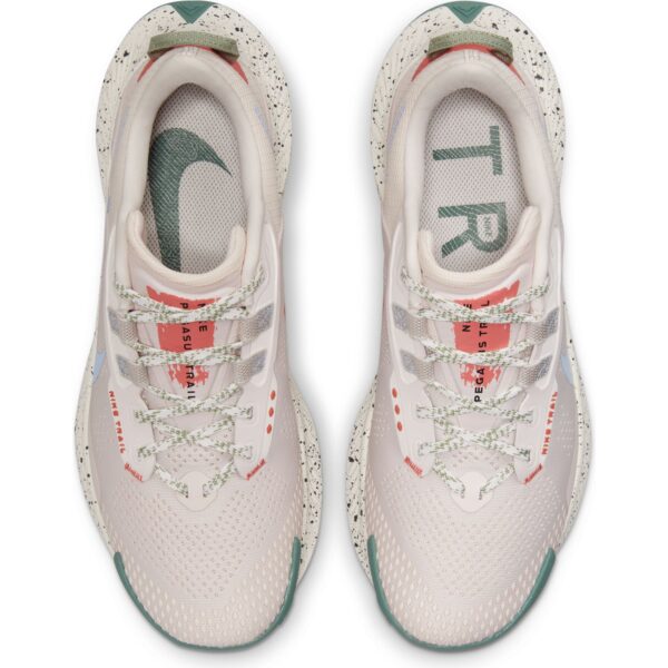 Nike Women's Pegasus Trail 3 - Light Soft Pink/Aluminum/Magic Ember - Image 5