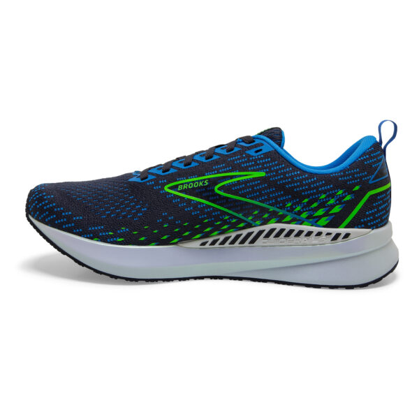 Brooks Men's Levitate GTS 5 - India Ink/Blue/Green Gecko - Image 2