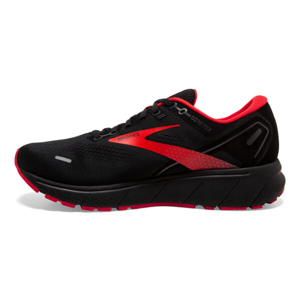 Brooks Men's Ghost 14 GTX - Black/Blackened Pearl/HighRisk - Image 2