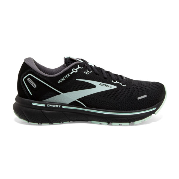 Brooks Women's Ghost 14 GTX - Black/Blackened Pearl/Aquaglas