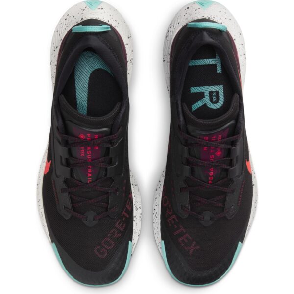 Nike Men's Pegasus Trail 3 GORE-TEX - Black/Bright Crimson/Dark Beetroot - Image 4