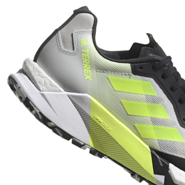 adidas Women's Terrex Agravic Ultra - Core Black/Solar Yellow/Crystal White - Image 7