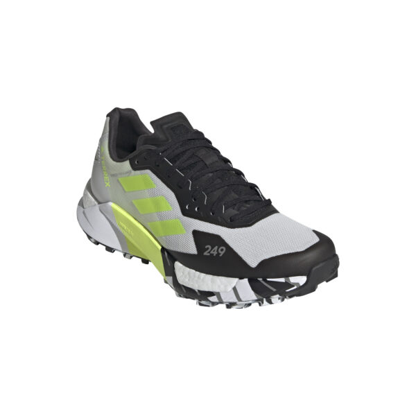 adidas Women's Terrex Agravic Ultra - Core Black/Solar Yellow/Crystal White - Image 3