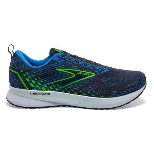 Brooks Men's Levitate 5 - India Ink/Blue/Green Gecko
