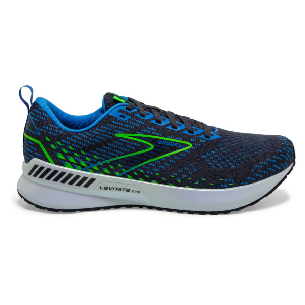Brooks Men's Levitate GTS 5 - India Ink/Blue/Green Gecko