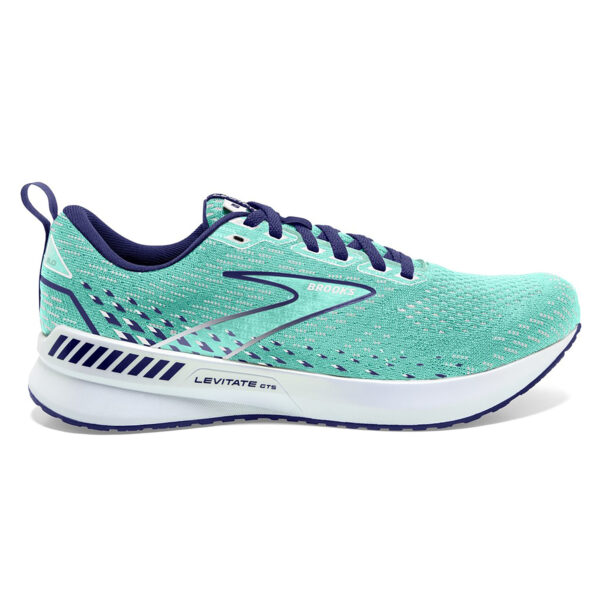Brooks Women's Levitate GTS 5 - Yucca/Navy Blue/White