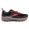 Brooks Women's Cascadia 16 GTX - Black/Blackened Pearl/Coral