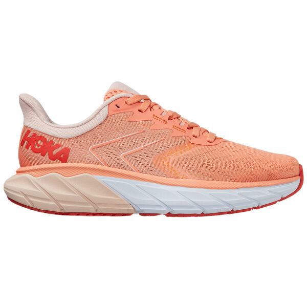 Hoka Women's Arahi 5 - Cantaloupe/Silver Peony