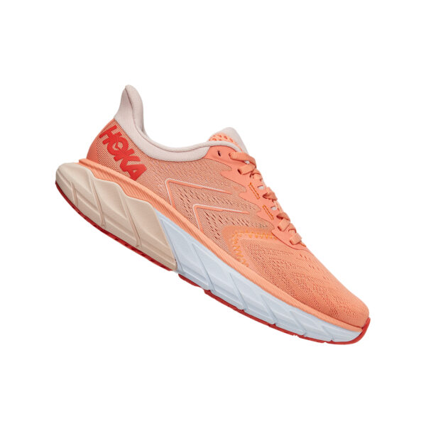 Hoka Women's Arahi 5 - Cantaloupe/Silver Peony - Image 3