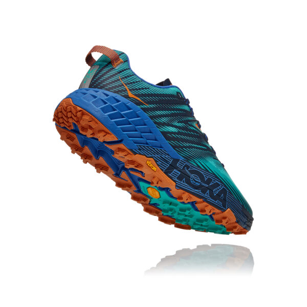 Hoka Men's Speedgoat 4 - Atlantis/Dazzling Blue - Image 4