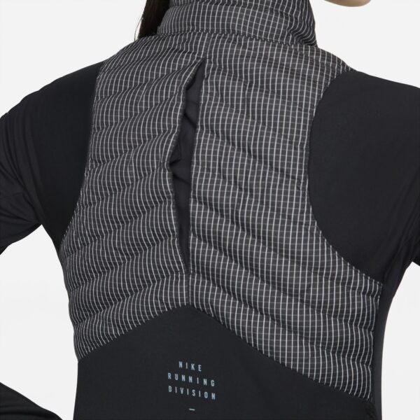 Nike Women's Therma-FIT Run Division Jacket - Black/Atomic Orange/Blkref - Image 7