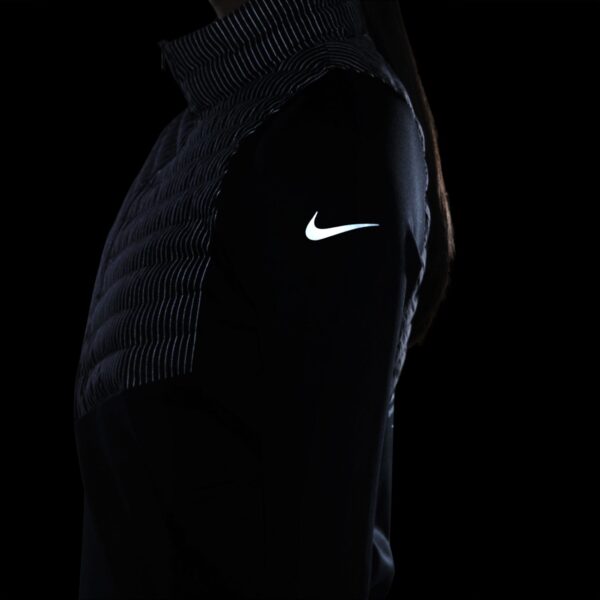 Nike Women's Therma-FIT Run Division Jacket - Black/Atomic Orange/Blkref - Image 10