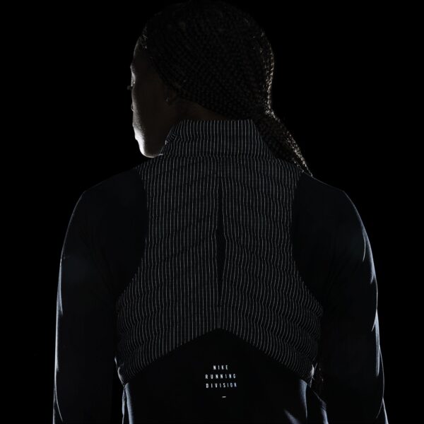 Nike Women's Therma-FIT Run Division Jacket - Black/Atomic Orange/Blkref - Image 13