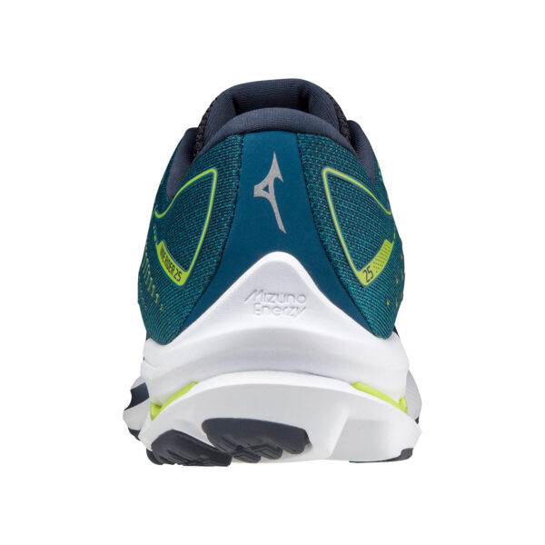 Mizuno Men's Wave Rider 25 - Harbor Blue/Lime Green/India Ink - Image 6