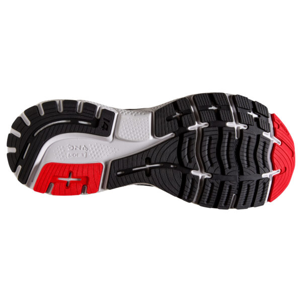 Brooks Men's Ghost 14 - Black/Red/White - Image 6