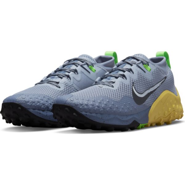 Nike Men's Wildhorse 7 - Ashen Slate/Black-Diffused Blue-Celery - Image 3