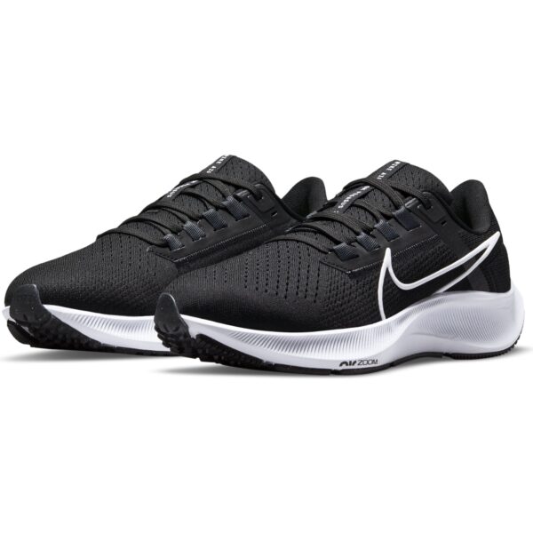 Nike Women's Air Zoom Pegasus 38 - Black/White/Anthracite/Volt - Image 4
