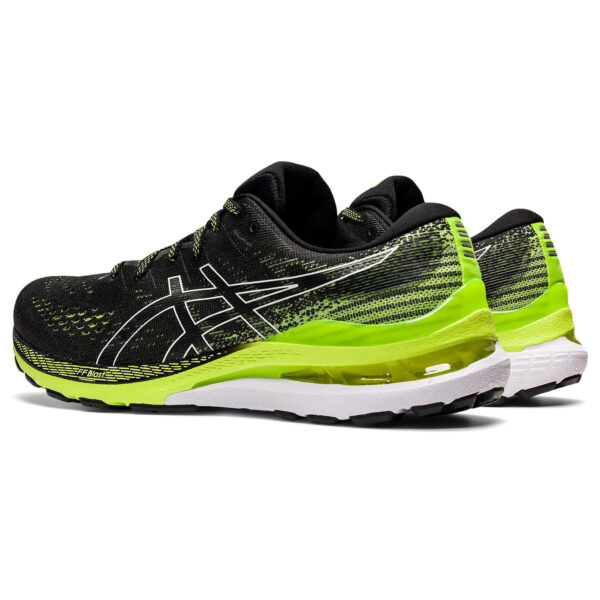 Asics Men's Gel-Kayano 28 - Black/Hazard Green - Image 4