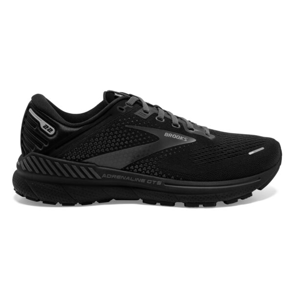 Brooks Men's Adrenaline GTS 22 - Black/Black/Ebony
