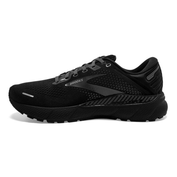 Brooks Men's Adrenaline GTS 22 - Black/Black/Ebony - Image 2