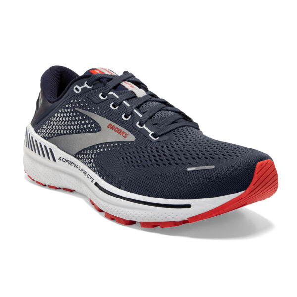 Brooks Men's Adrenaline GTS 22 Wide - Peacoat/India Ink/Grenadine - Image 3
