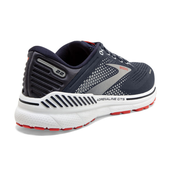 Brooks Men's Adrenaline GTS 22 Wide - Peacoat/India Ink/Grenadine - Image 4