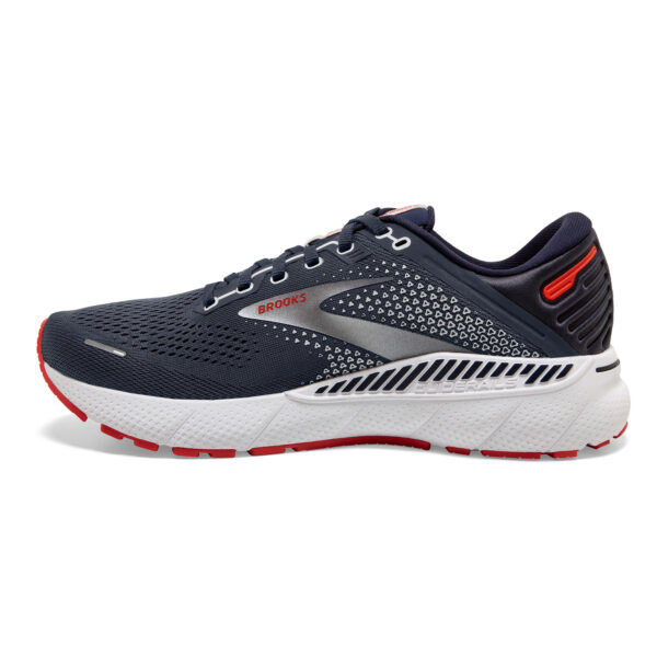 Brooks Men's Adrenaline GTS 22 Wide - Peacoat/India Ink/Grenadine - Image 2