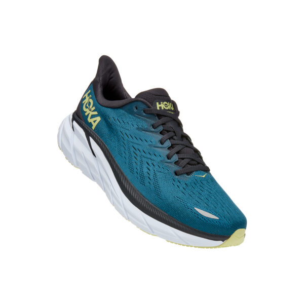 Hoka Men's Clifton 8 - Blue Coral/Butterfly - Image 2