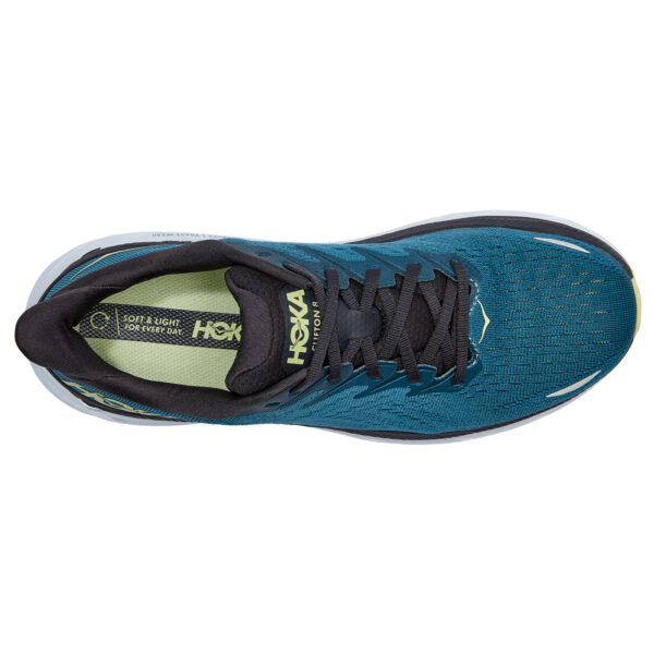 Hoka Men's Clifton 8 - Blue Coral/Butterfly - Image 6