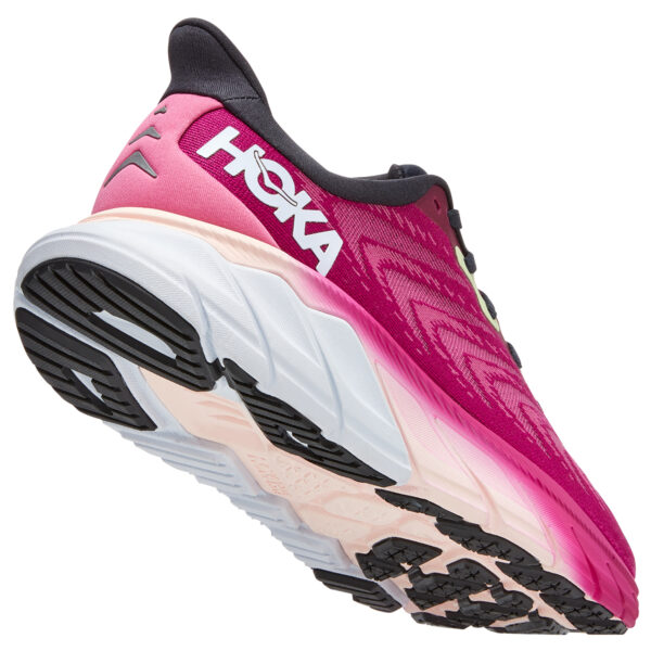 Hoka Women's Arahi 6 - Festival Fuchsia/Ibis Rose - Image 4