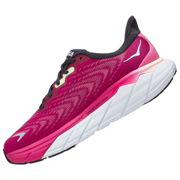 Hoka Women's Arahi 6 - Festival Fuchsia/Ibis Rose - Image 5
