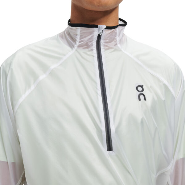 On Running Men's Zero Jacket - White/Meadow - Image 4