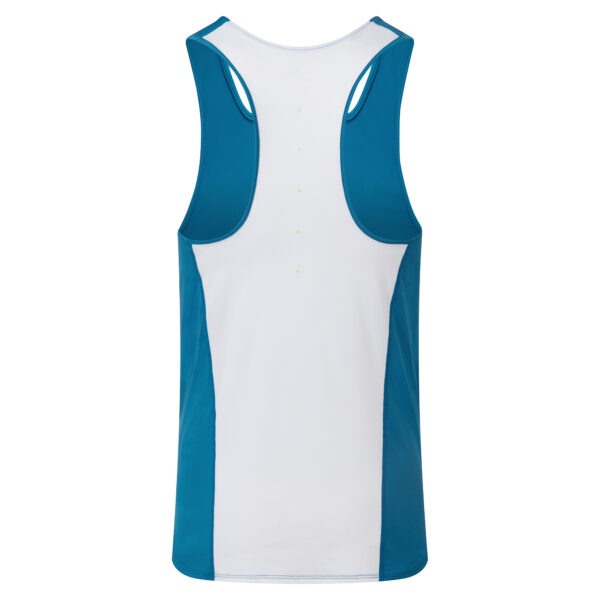 Ronhill Men's Revive Racer Vest - Prussian Blue/Brt White - Image 2
