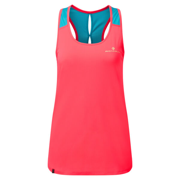 Ronhill Women's Revive Racer Vest - Hot Pink/Azure