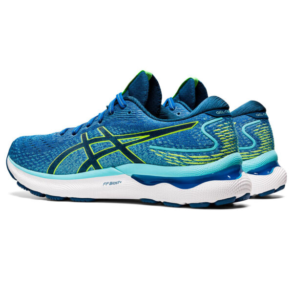 Asics Men's Gel-Nimbus 24 - Lake Drive/Hazard Green - Image 4