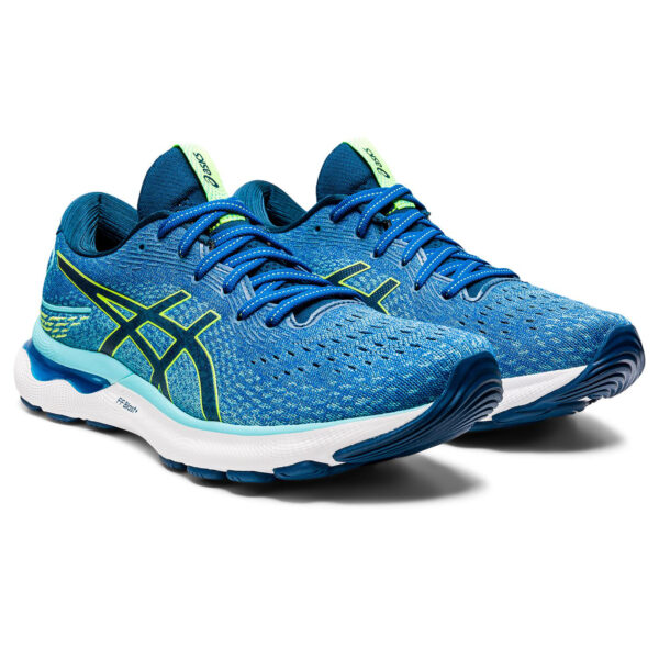 Asics Men's Gel-Nimbus 24 - Lake Drive/Hazard Green - Image 3